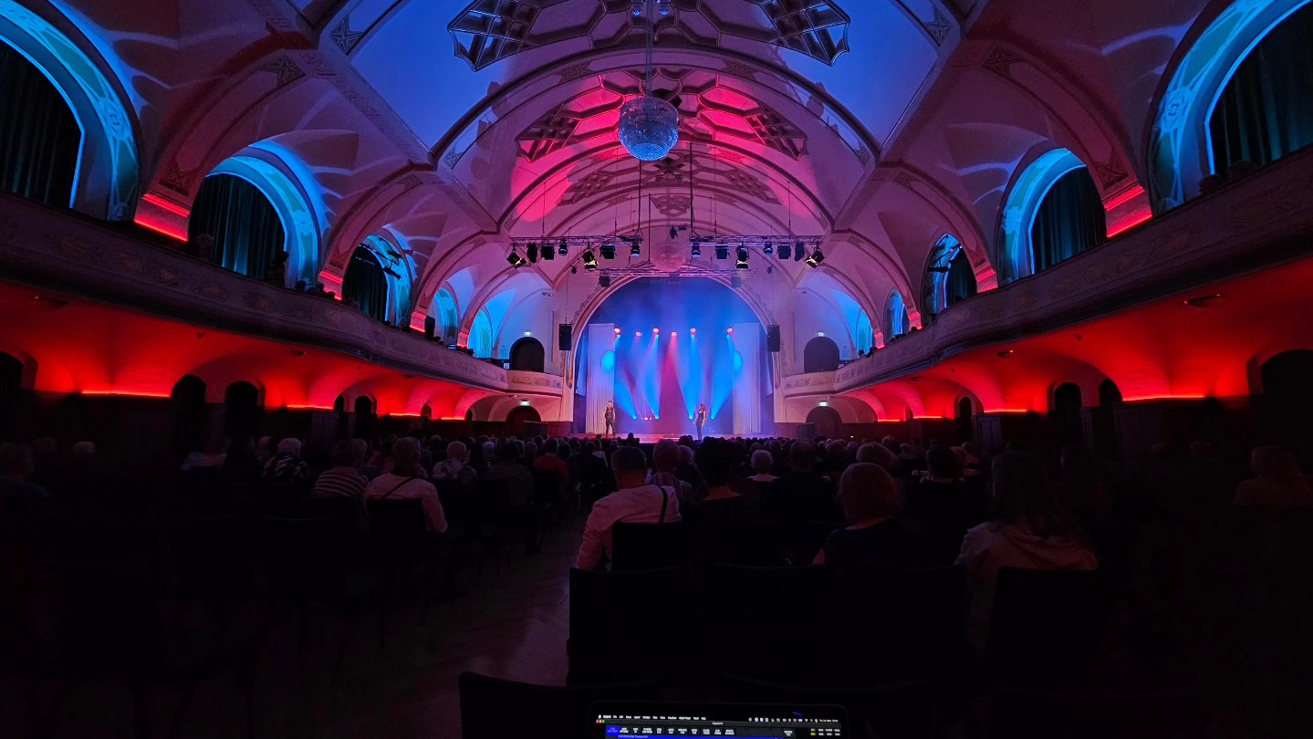 Atmosphärische Technik für eine Gala